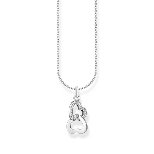 Thomas Sabo Silver Intertwined Hearts Pendant Necklace