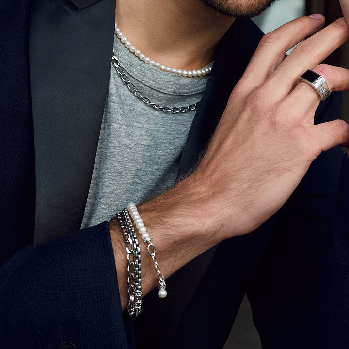 Thomas Sabo Mens Silver Curb Bracelet