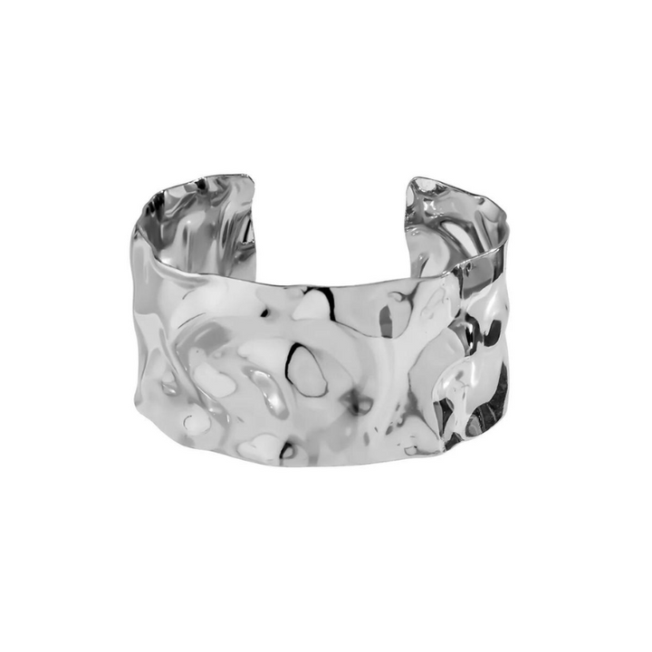 Mococo Essentials Silver Chunky Bangle