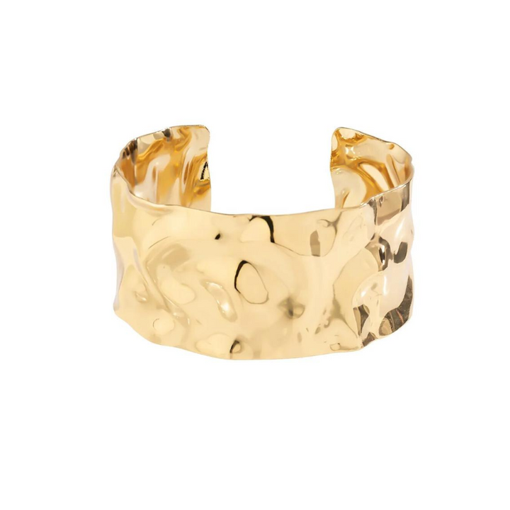 Mococo Essentials Gold Chunky Bangle