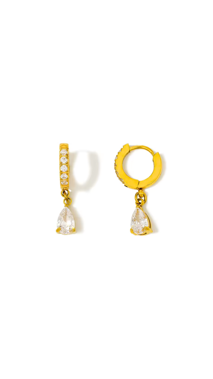 Mococo Essentials Gold Droplet Earrings