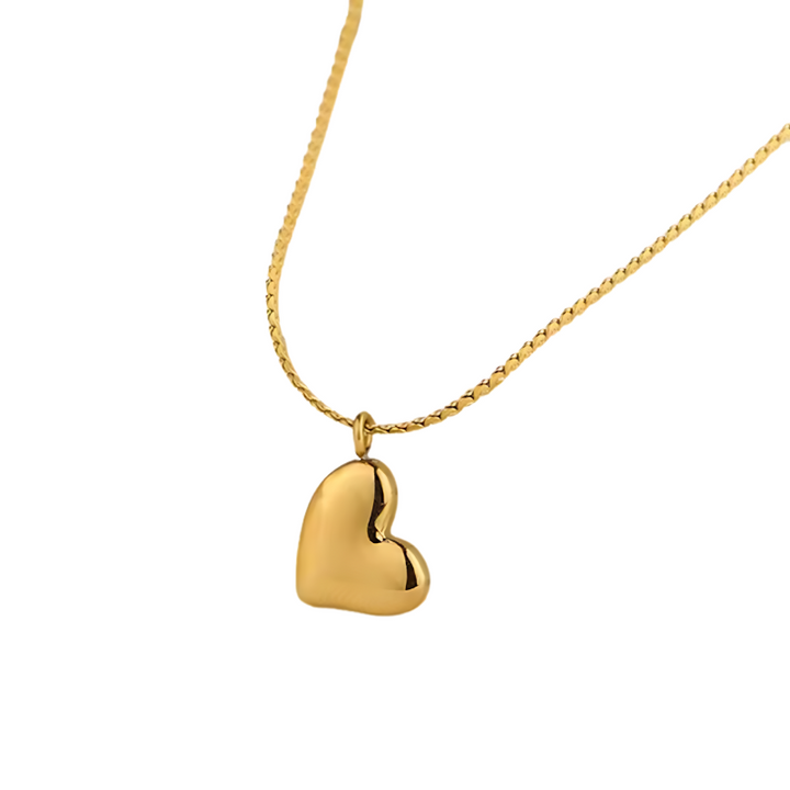 Mococo Essentials Gold Dainty Heart Necklace