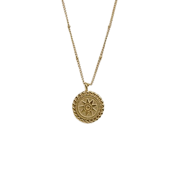 Little Grey Moon Gold Luminous Necklace