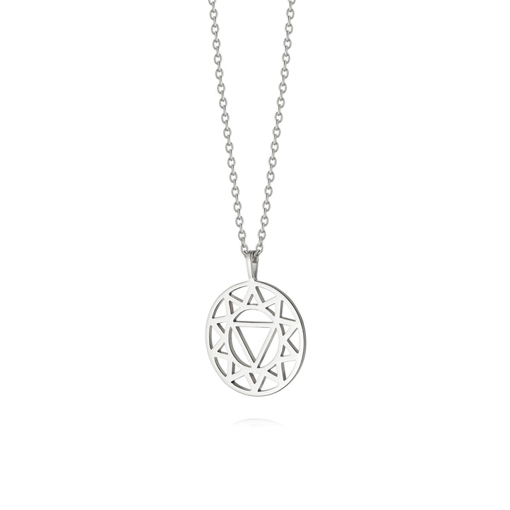 Daisy London Silver Solar Plexus Chakra Necklace