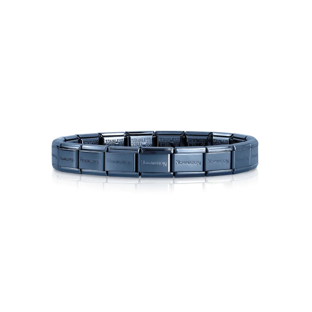 Nomination Classic Plain Blue Starter Bracelet