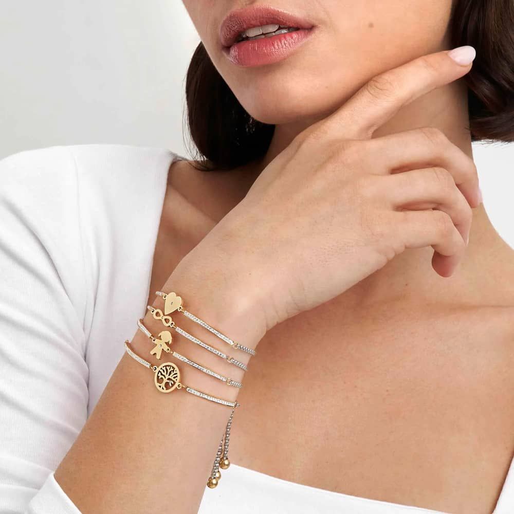 Nomination Gold Milleluci Infinity Bracelet