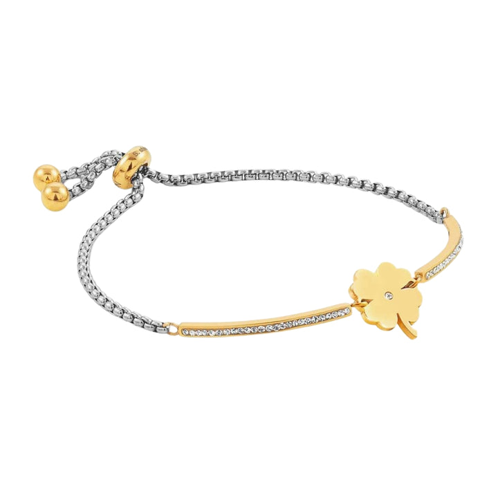 Nomination Gold Milleluci Four-Leaf Clover Bracelet