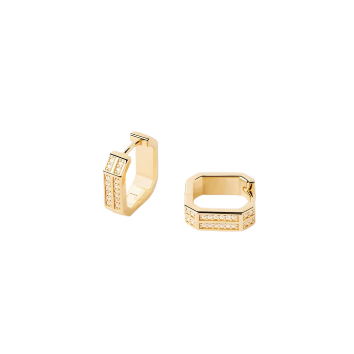 PDPAOLA Gold Olympia Earrings