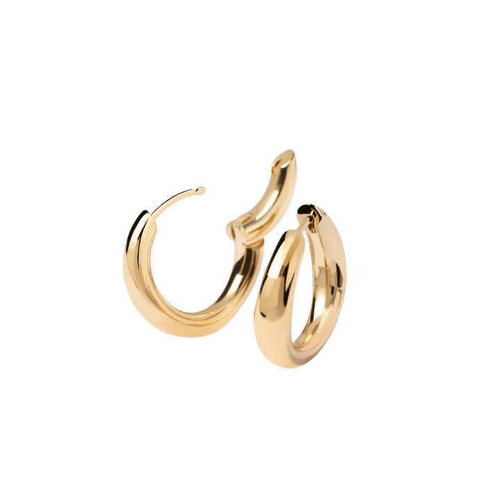 PDPAOLA Gold Pirouette Earrings