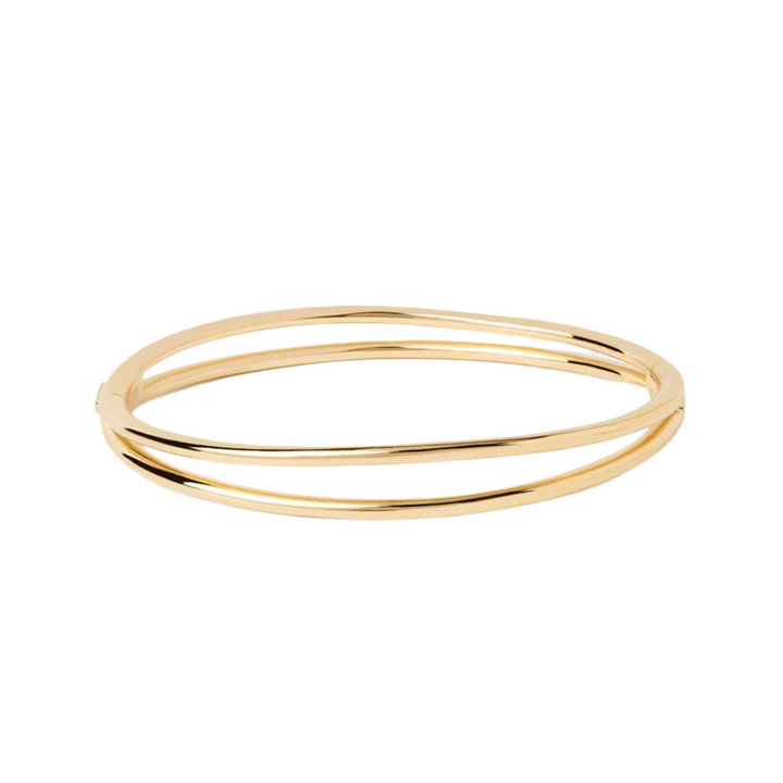 PDPAOLA Gold Twister Bangle