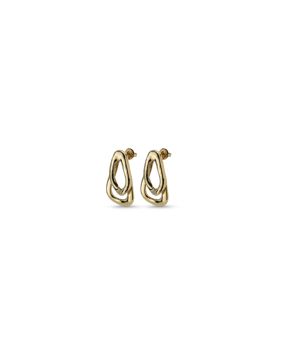 UNOde50 Gold Connected Earring