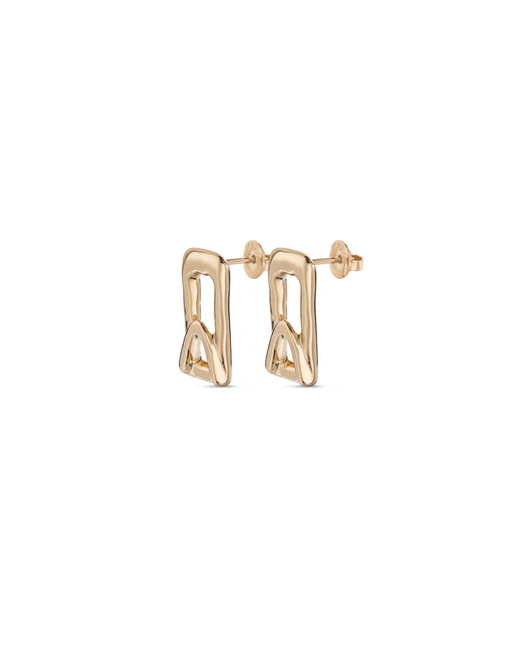 UNOde50 Gold Stand out Brave Earrings