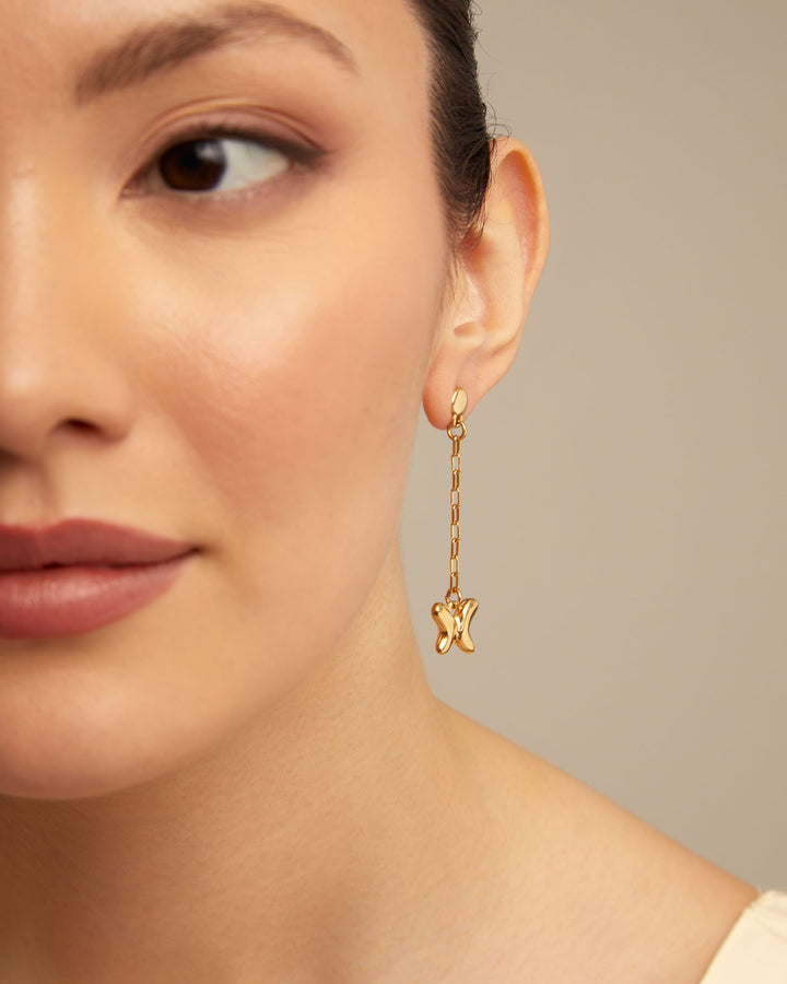 UNOde50 Gold Wings Earrings