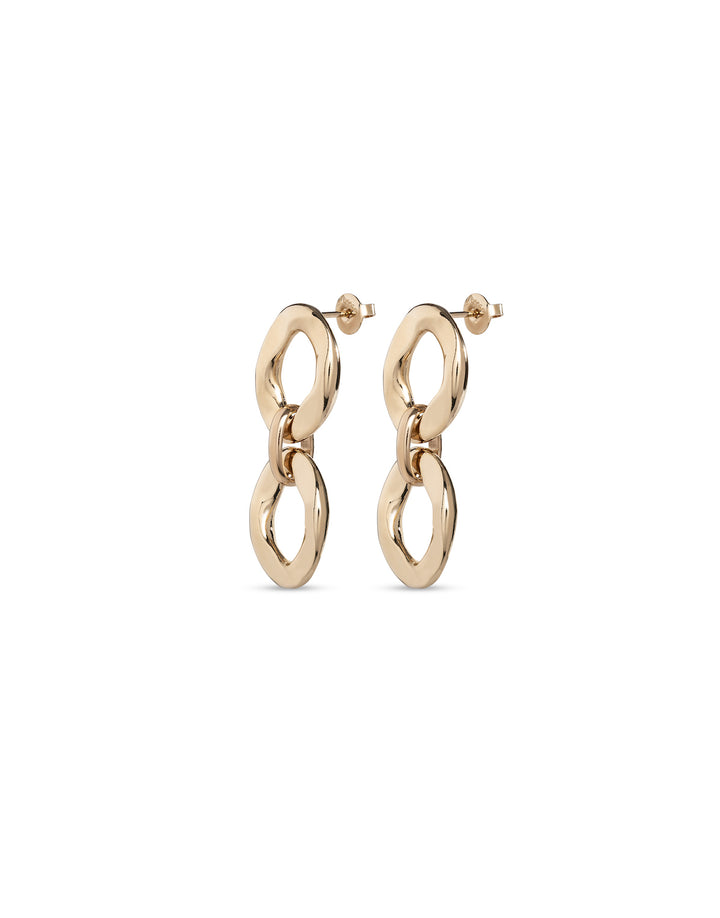 UNOde50 Gold Groovy Joyful Earrings