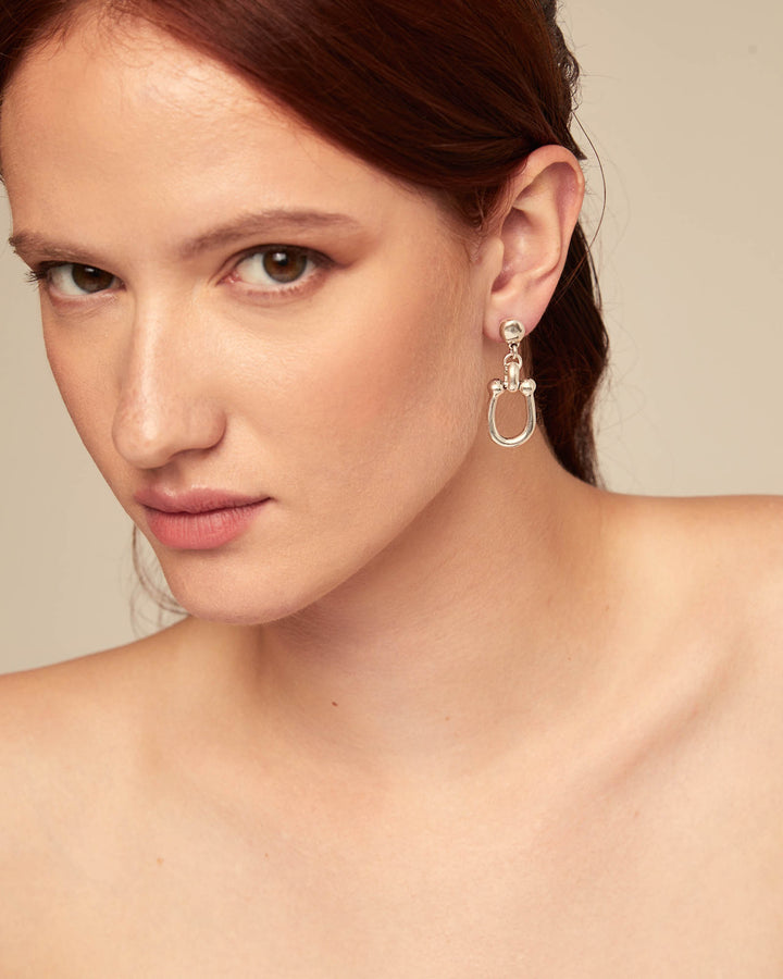 UNOde50 Silver Serotonin Youthful Earrings