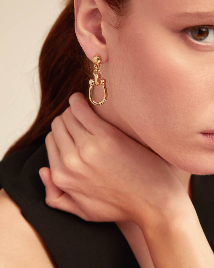 UNOde50 Gold Serotonin Youthful Earrings