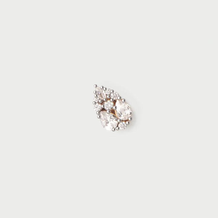 PDPAOLA Gold Vanilla Single Earring