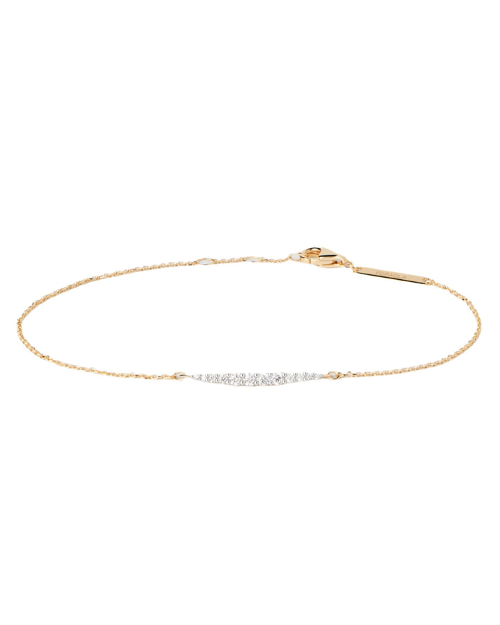 PDPAOLA 18ct Solid Gold Diamond Kate Bracelet