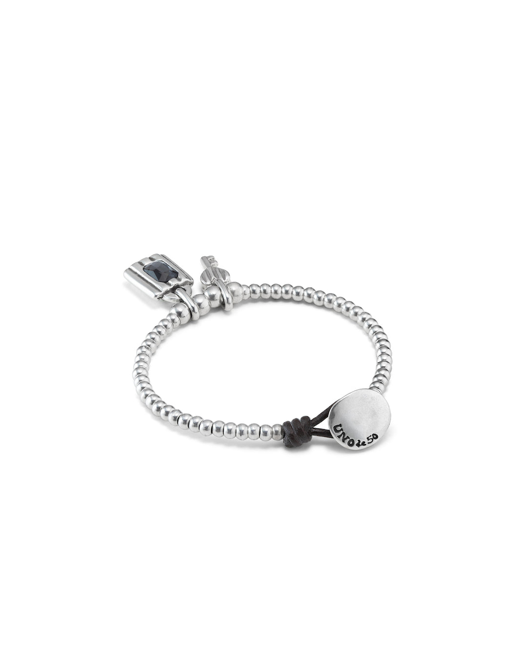 UNOde50 Silver Hopeful key Confident Bracelet