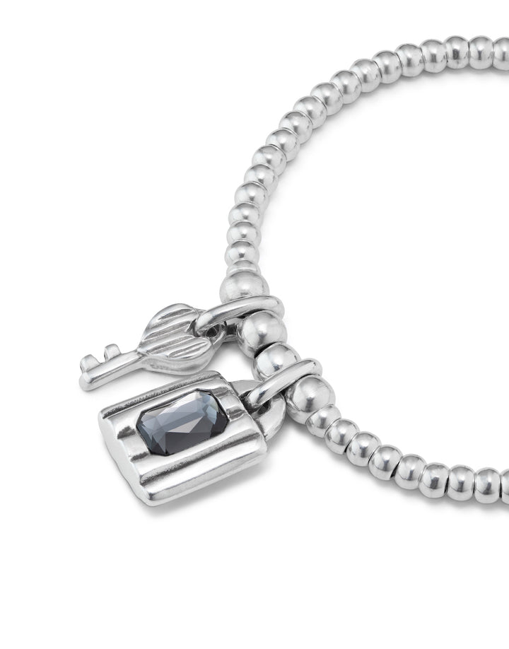 UNOde50 Silver Hopeful key Confident Bracelet