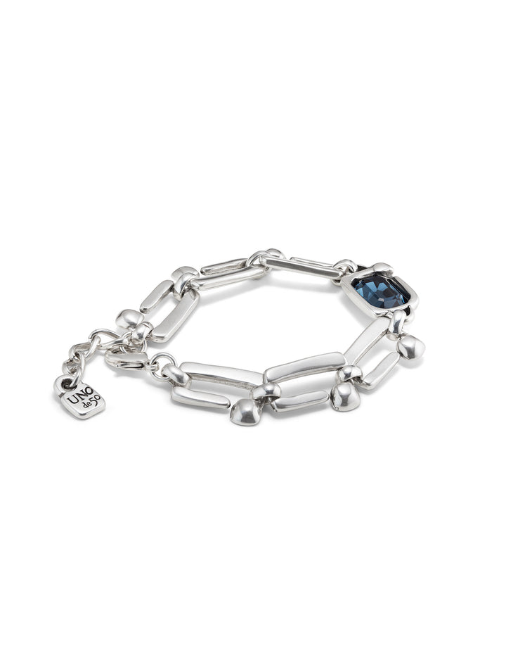 UNOde50 Silver Unconventional Curious Bracelet