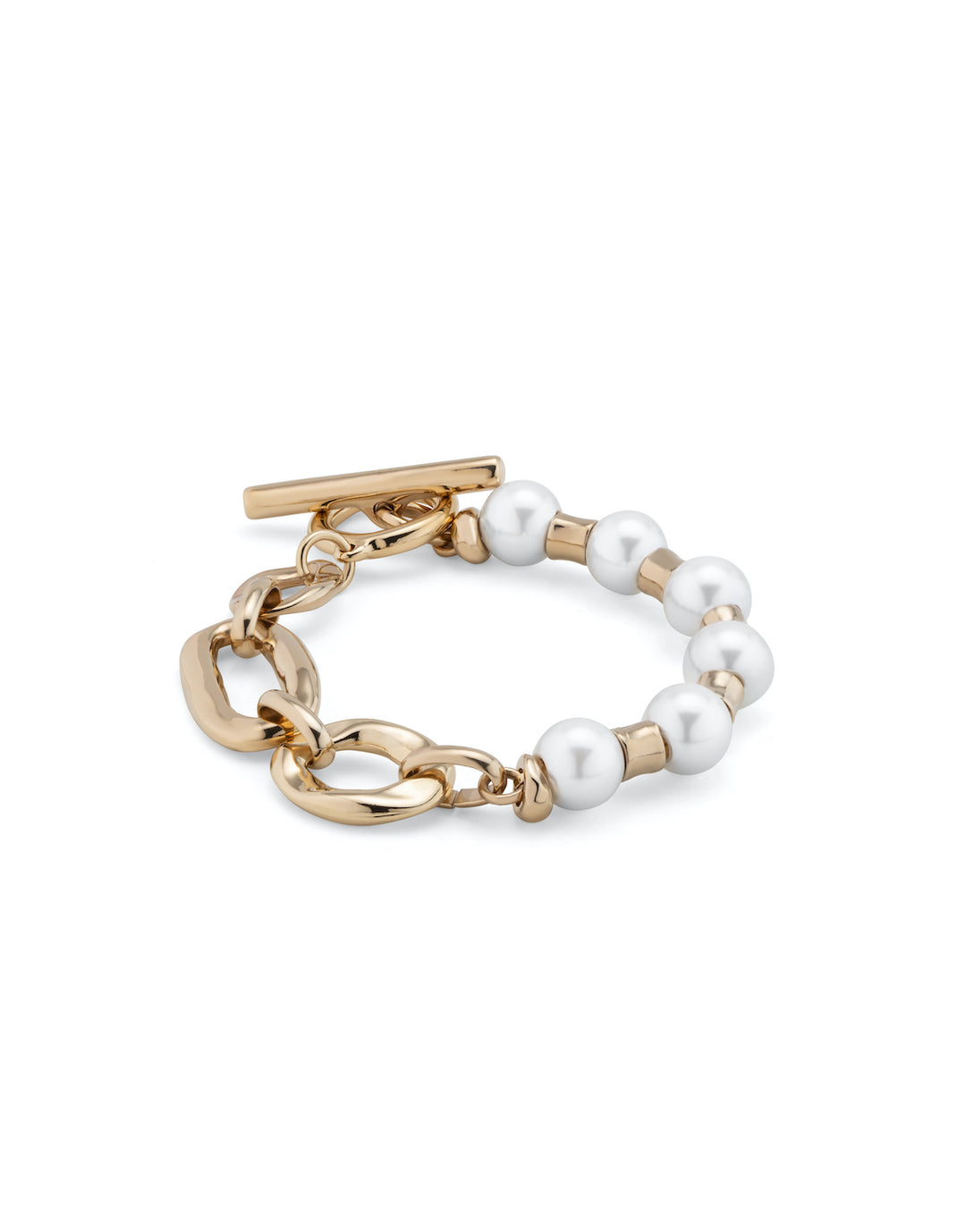 UNOde50 Gold Pearl & Match Joyful Bracelet