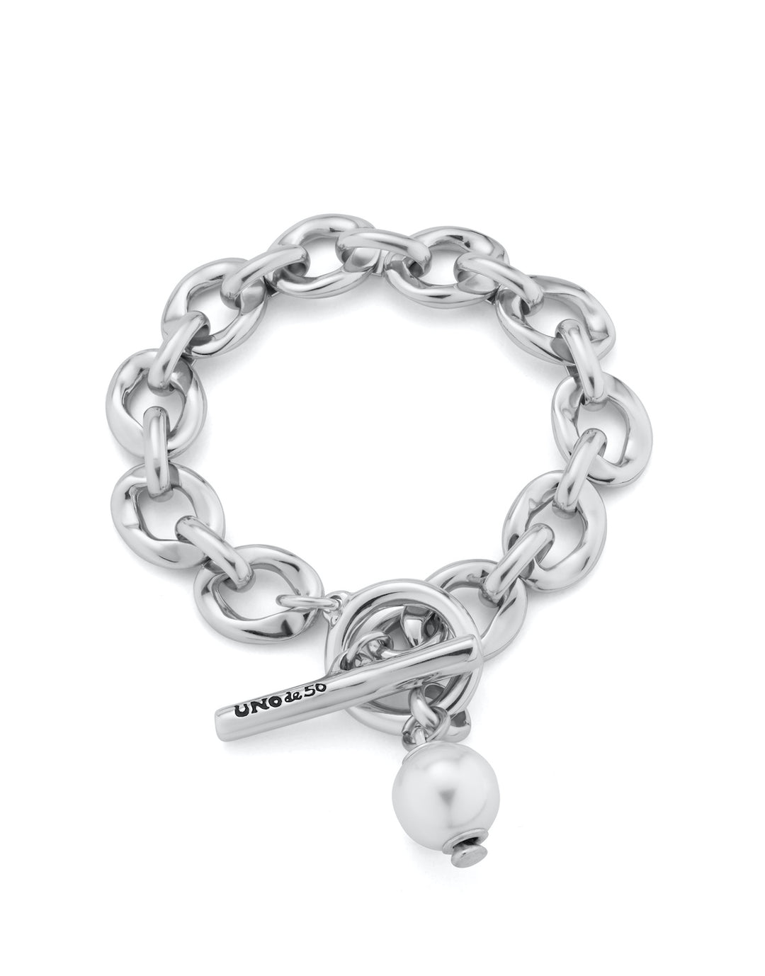 UNOde50 Silver Yolo Joyful Bracelet