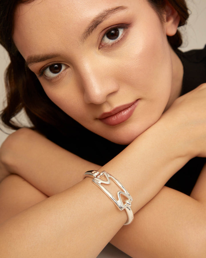 UNOde50 Silver Stand out Brave Bracelet