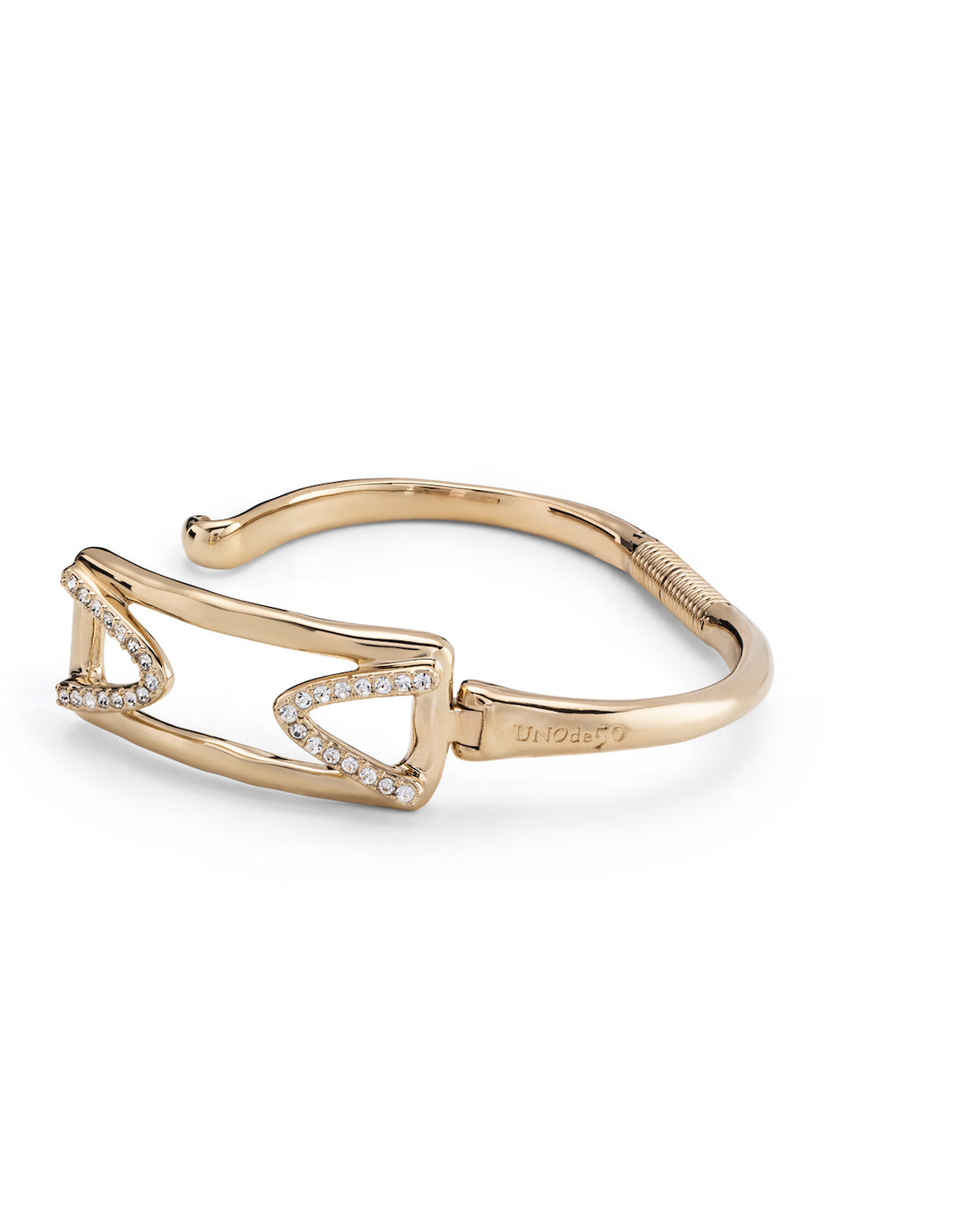 UNOde50 Gold Stand out Topaz Brave Bracelet