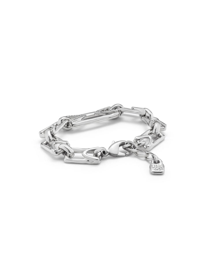 UNOde50 Silver Impresive Topaz Brave Bracelet