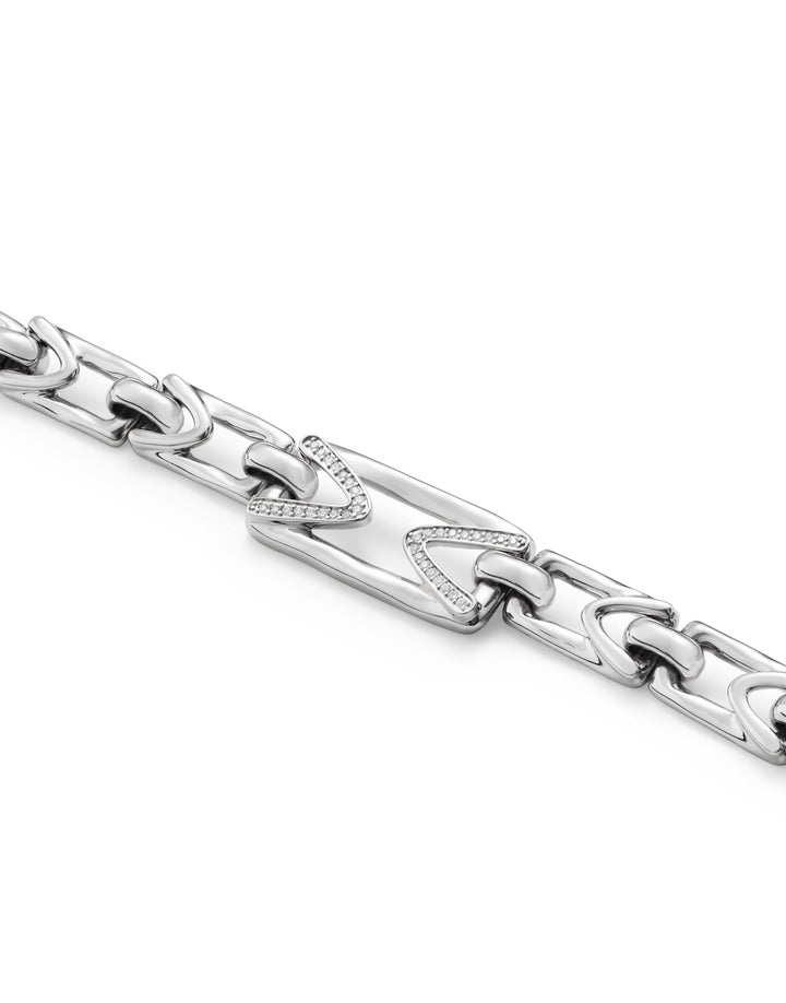 UNOde50 Silver Impresive Topaz Brave Bracelet