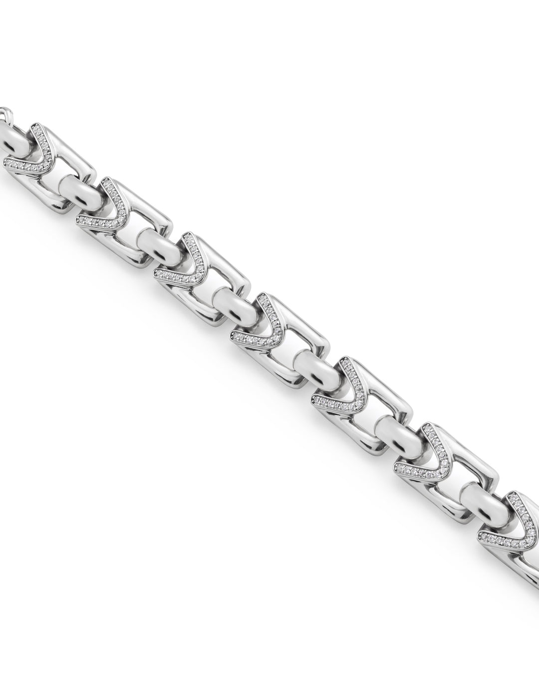 UNOde50 Silver Unstoppable Topaz Brave Bracelet