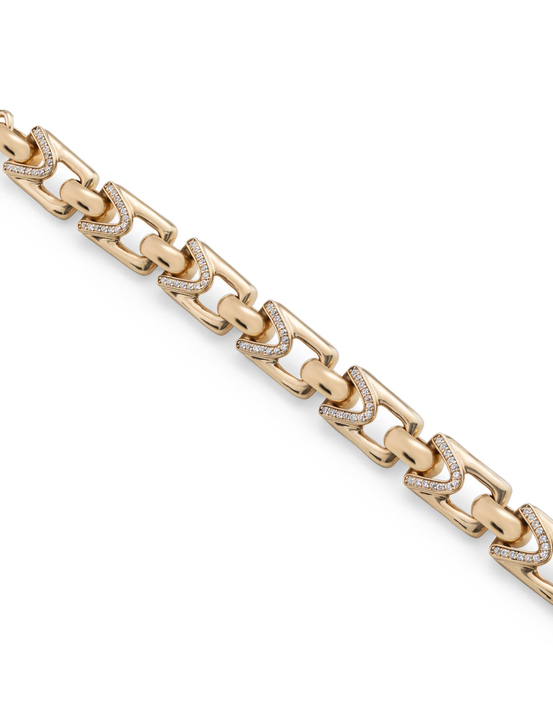 UNOde50 Gold Unstoppable Topaz Brave Bracelet