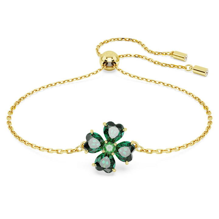 Swarovski Gold Idyllia Clover Mixed Cut Bracelet