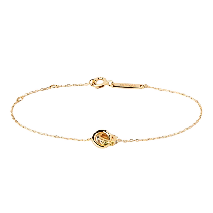 PDPAOLA Gold Rainbow Spin Bracelet