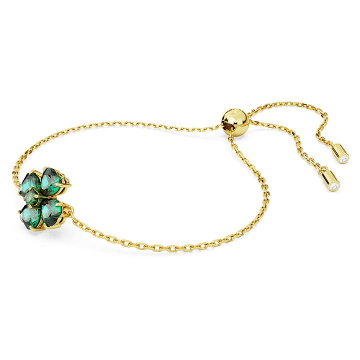 Swarovski Gold Idyllia Clover Mixed Cut Bracelet