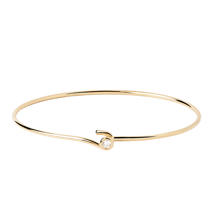 PDPAOLA Gold Siena Bangle