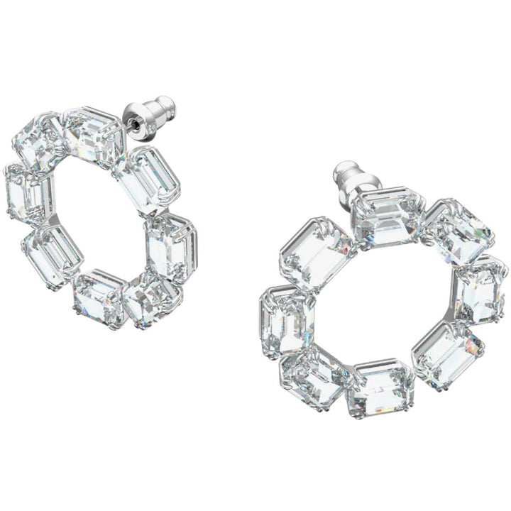 Swarovski Silver Millenia Hoop Earrings