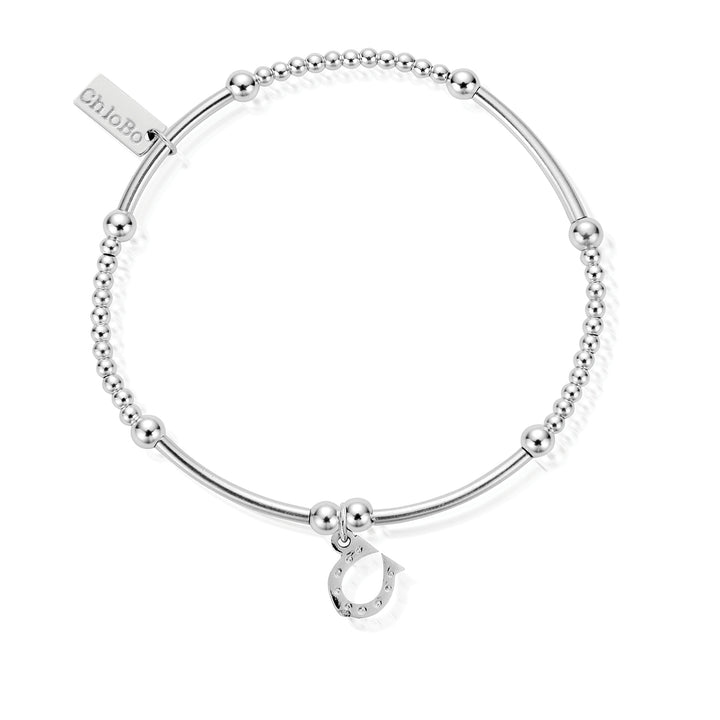 ChloBo Silver Cute Mini Horseshoe Bracelet