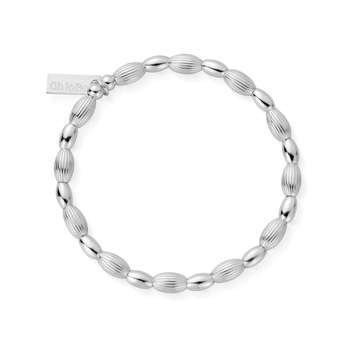 ChloBo Silver Double Rice Bracelet