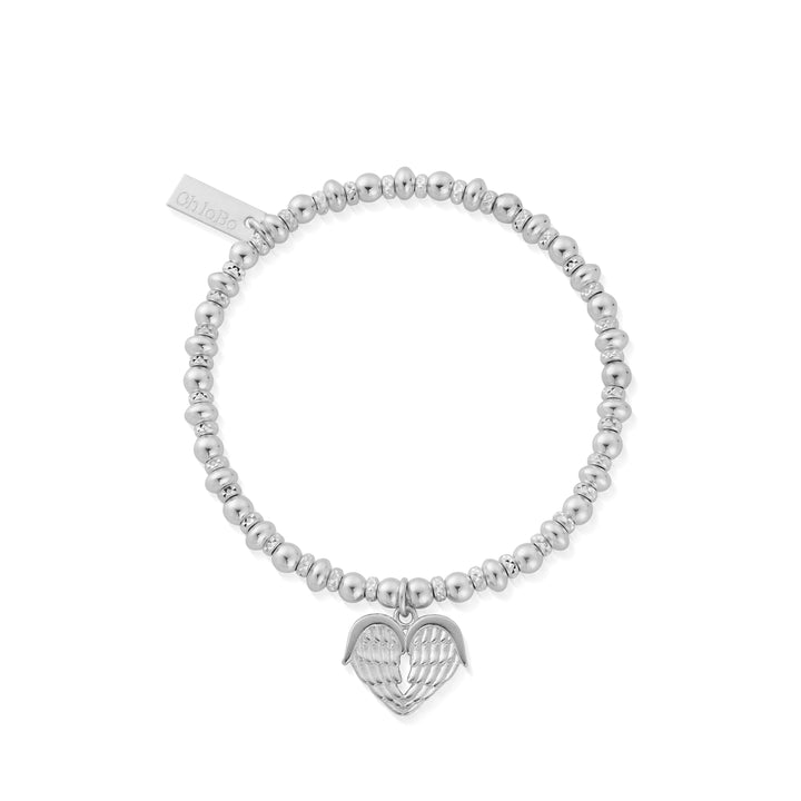 ChloBo Silver Didi Sparkle Heavenly Heart Bracelet