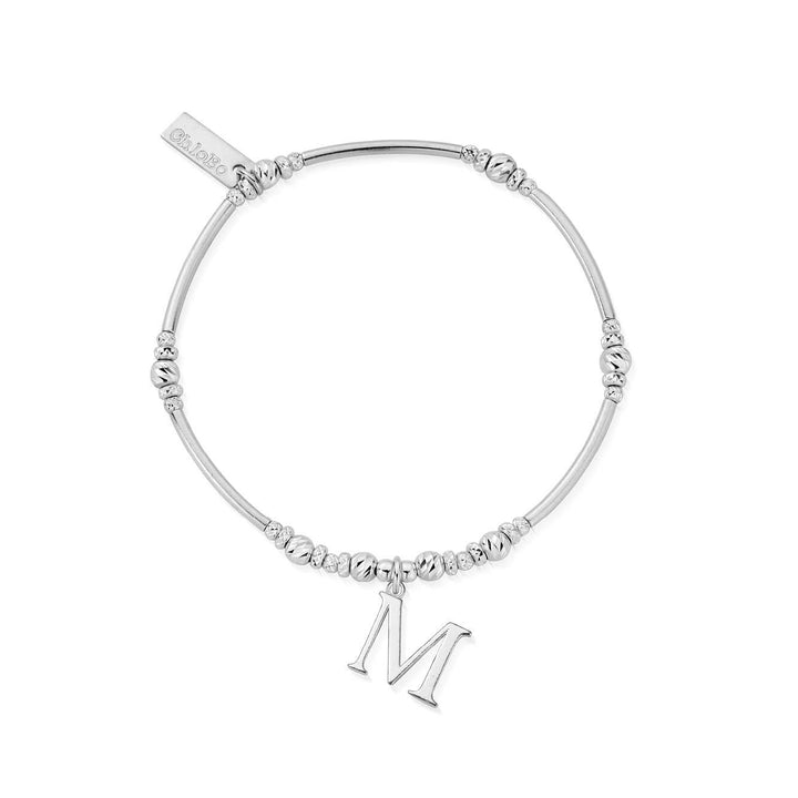 ChloBo Silver Initials A-Z Bracelet