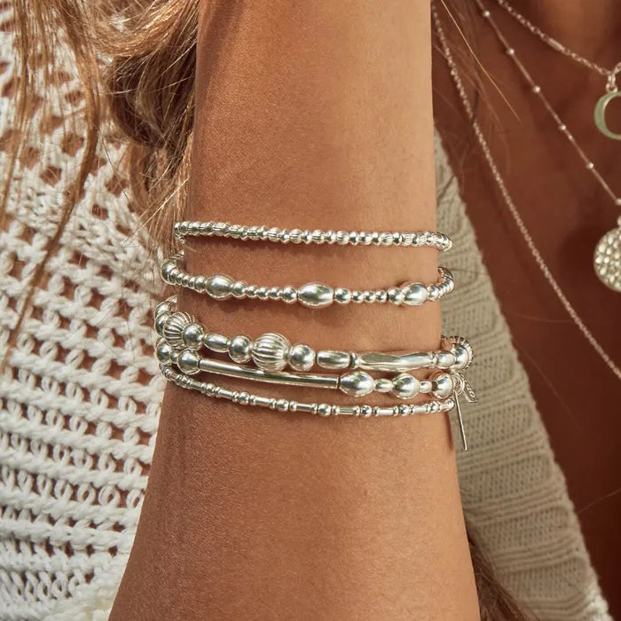 ChloBo Silver Rhythm of Water Bracelet