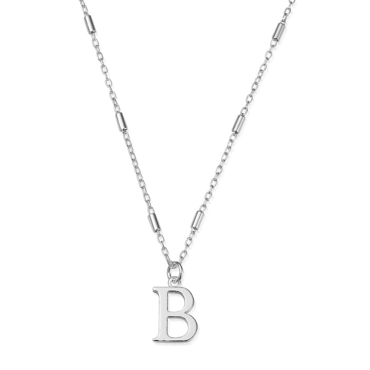 ChloBo Silver Initials A-Z Necklace