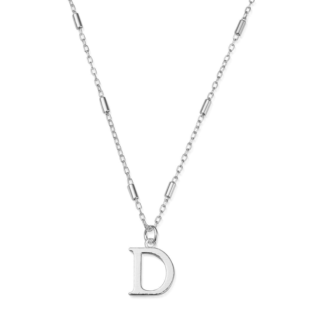 ChloBo Silver Initials A-Z Necklace