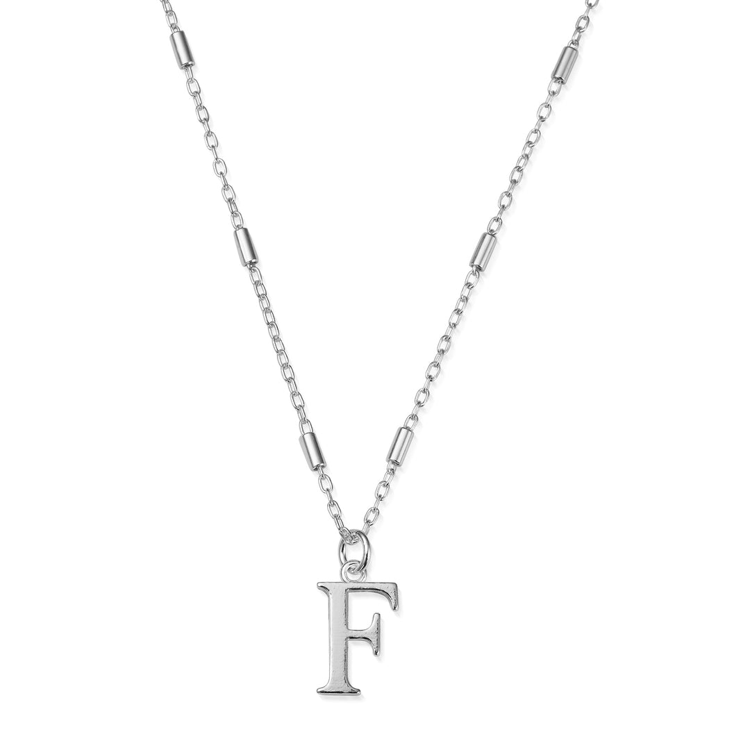 ChloBo Silver Initials A-Z Necklace