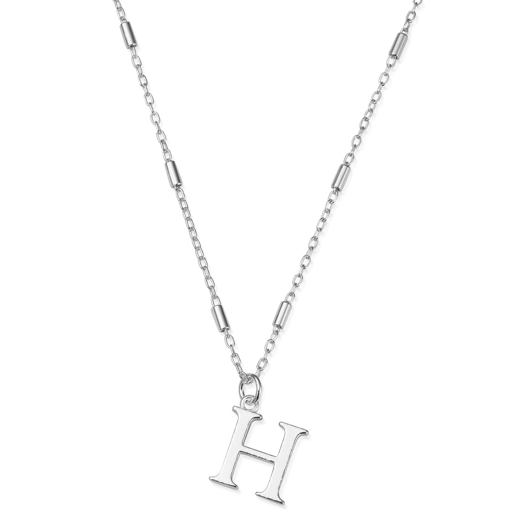 ChloBo Silver Initials A-Z Necklace