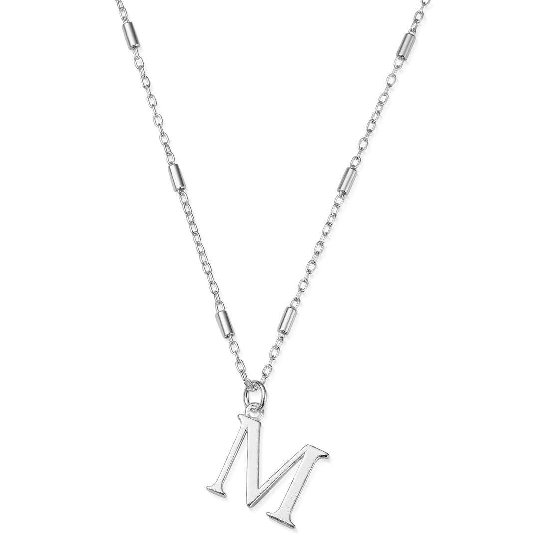 ChloBo Silver Initials A-Z Necklace