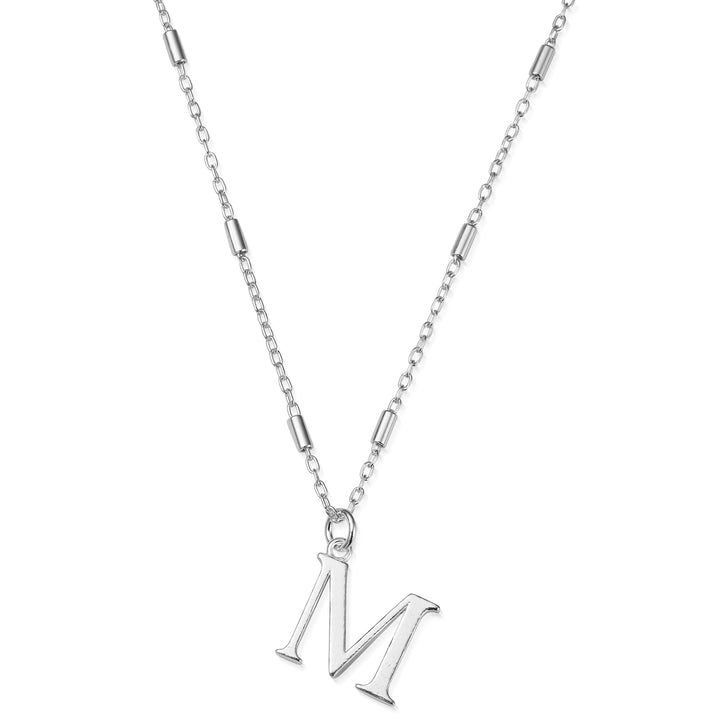 ChloBo Silver Initials A-Z Necklace