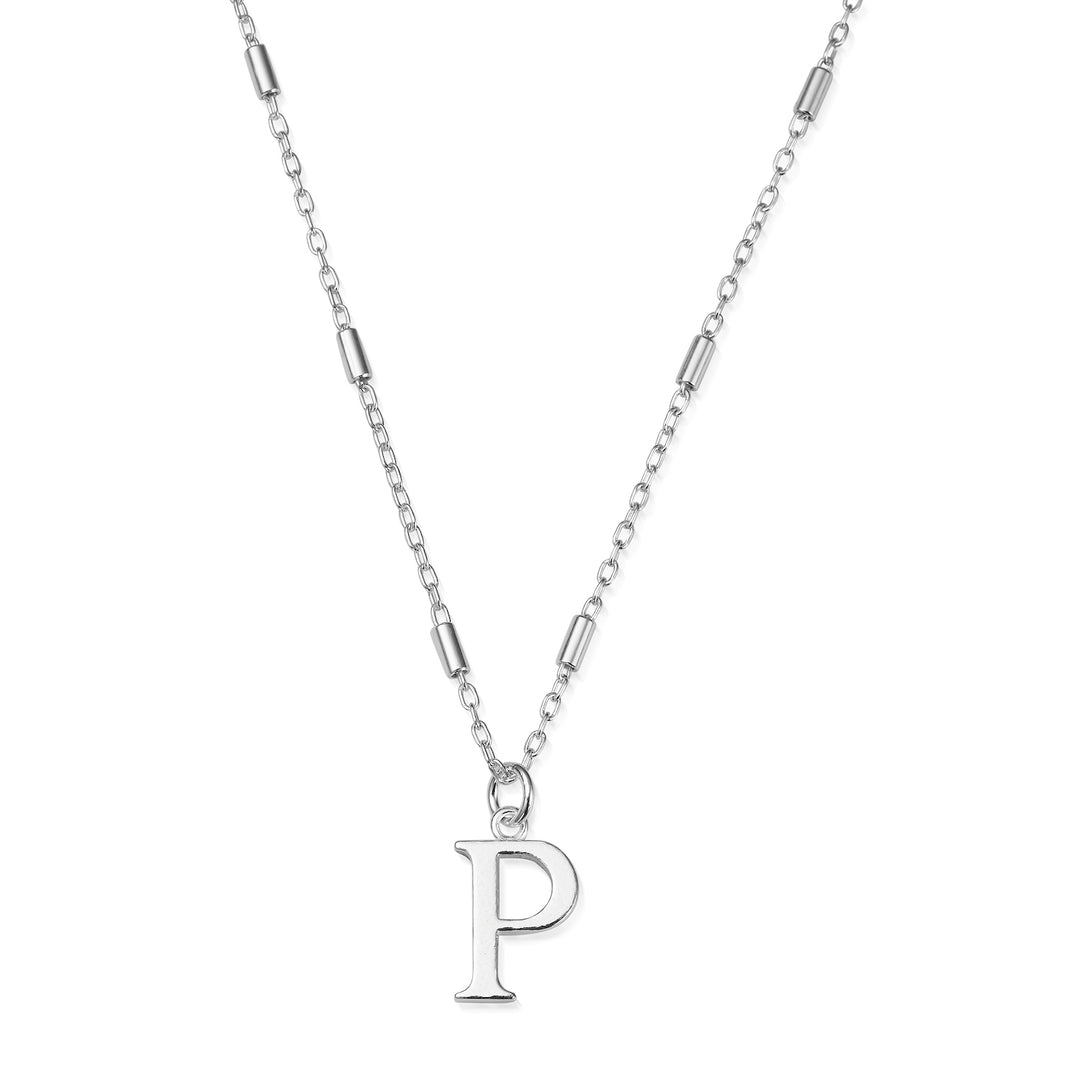 ChloBo Silver Initials A-Z Necklace